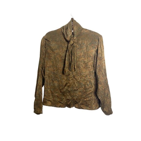 VINTAGE OSCAR DE LA RENTA
COLLECTABLES BOW BLOUSE - Picture 1 of 11